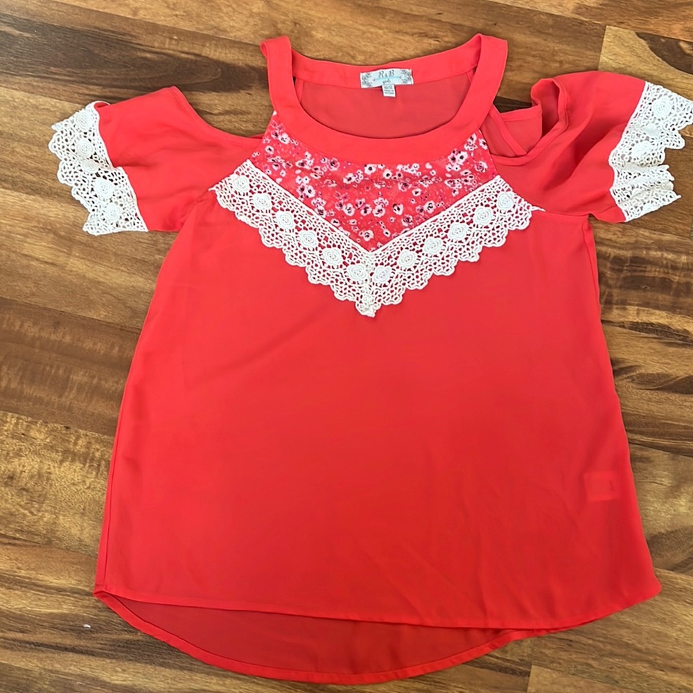 Girls blouse R&B size 10/12 NWOT